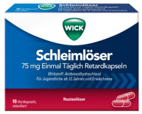WICK Schleimlöser 75 mg einmal täglich Retardkaps.